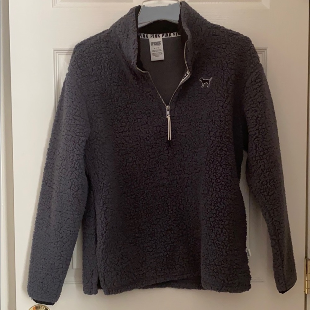 VS Pink Pullover Sherpa